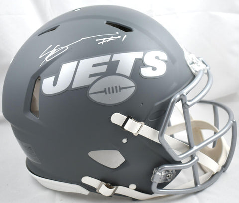 Ahmad Sauce Gardner Signed New York Jets F/S Slate Speed Auth. Helmet- Beckett W