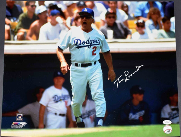 TOMMY LASORDA AUTOGRAPHED SIGNED LOS ANGELES DODGERS 16x20 PHOTO JSA