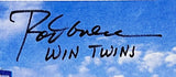 Rod Carew Signed Minnesota Twins 12x32 2010 Mega Ticket MLB Canvas with Inscr.