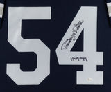 Randy White Signed Dallas Cowboys 35x43 Framed Jersey Inscr. "HOF 94" (JSA COA)