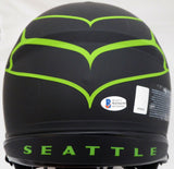 RUSSELL WILSON AUTOGRAPHED SEAHAWKS ECLIPSE AUTH HELMET SB CHAMPS BECKETT 182235