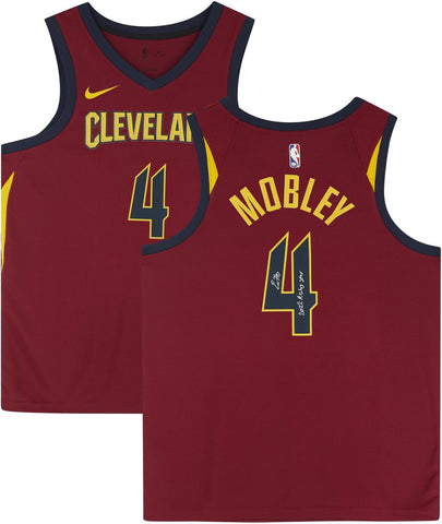 Evan Mobley Cavaliers Signed Icon Swingman Jersey w/Rising Star Ins