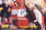 Kevin Carter Autographed Signature Rookies 8x10 Photo University of Georgia