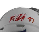 Rob Gronkowski Signed New England Patriots Rivalries Mini Helmet Beckett 54758