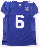 Robert O'Neill Never Quit Signed Jaxson Dart N.Y. Giants Seal Team 6 Jersey PSA