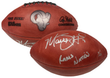 Matthew Stafford Autographed "Rams Nation" Metallic Football Fanatics LE 9/25