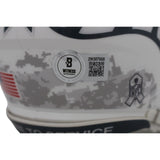 Von Miller Autographed/Signed Denver Broncos 24 Salute Mini Helmet Beckett 48702