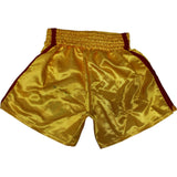 Tommy Hearns Autographed/Signed Yellow Boxing Trunks Beckett 44775