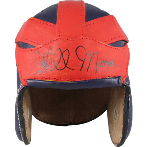 Wellington Mara Autographed/Signed New York Giants Leather Mini Helmet PSA 52756