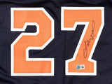 Jose Altuve Signed Houston Astros Jersey (Beckett) 2nd Baseman / 2017 A.L. M.V.P