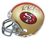 49ers Bill Romanowski Authentic Signed VSR4 Rep Mini Helmet BAS #BV01192