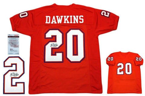 Brian Dawkins Autographed SIGNED Jersey - JSA Witnessed
