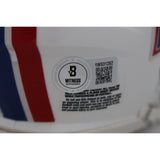Warren Moon Signed Houston Oilers TB Mini Helmet HOF Beckett 44766