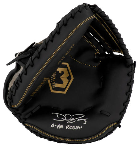 David Ross Signed Franklin Fieldmaster Black Baseball Glove w/G-Pa Rossy -SS COA