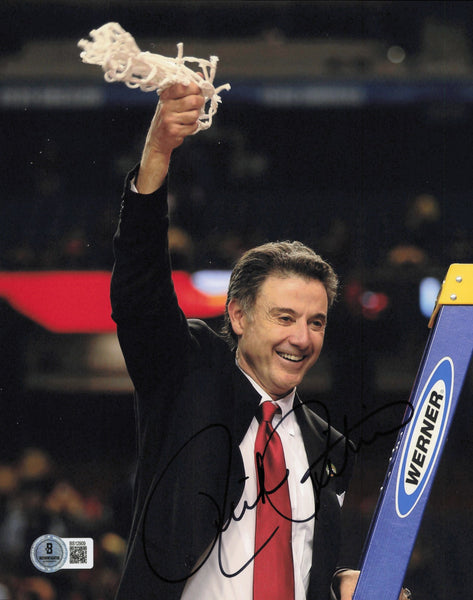 Rick Pitino Autographed 8x10 Photo Kentucky, Louisville Beckett BAS QR #BS12909