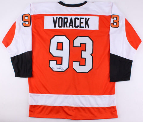 Jakub Voracek Signed Flyers Jersey (JSA Holo) Ready for Framing