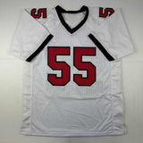 Autographed/Signed Derrick Brooks Tampa Bay White Football Jersey JSA COA