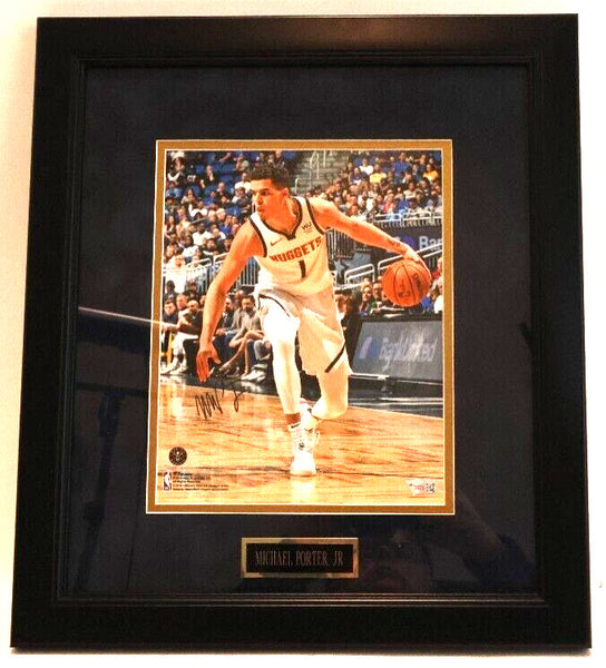 Autographed Michael Porter Jr. Nuggets 8x10 Framed Photo Fanatics COA