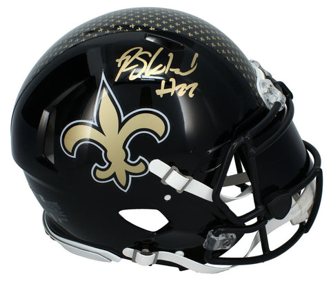 Rashid Shaheed Autographed Saints Authentic Helmet w/ 3D Bumbers Beckett