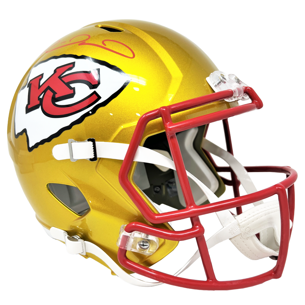 Patrick Mahomes Kansas City Chiefs Signed Riddell Flash Speed Replica ...