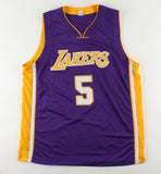 Robert Horry Signed Lakers Jersey (PSA COA) Los Angeles 7xNBA Champion / Forward