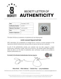 Justin Leonard Signed Waste Management Open Logo Golf Ball BAS #AC33611