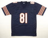 Zavion Thomas Signed Chicago Bears Jersey (Beckett) 2026 3rd Round Draft Pck/LSU