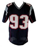 Richard Seymour Signed Patriots Jersey (Beckett) 3xSuper Bowl Champ Def Tackle