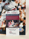 Luis Tiant Autographed Boston Red Sox 8x10 Photo JSA COA