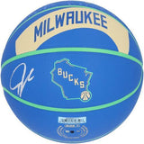 Giannis Antetokounmpo Milwaukee Bucks Signed Wilson City Collector Basketball