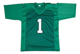 Big Dom DiSandro Philadelphia Signed Kelly Green Football Jersey BAS
