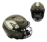 Kurt Warner Signed Arizona Cardinal Speed Authentic Salute to Service NFL Helmet