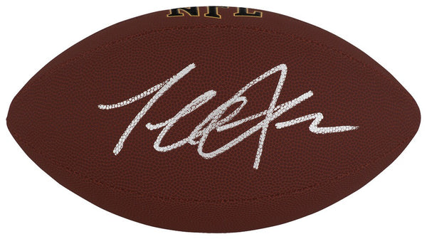 Terrell Suggs Signed Wilson Super Grip F/S NFL Football - (SCHWARTZ COA)