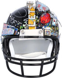 Jerome Bettis Steelers Signed Mini Helmet w/Insc-Artist Charles Fazzino-B410480