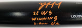 Yordan Alvarez "22 WS Winning 3 Run HR" Signed Louisville Slugger Pro Stock Bat