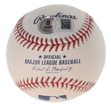 Kyle Tucker Signed M.L. Baseball (Beckett) Chicago Cubs All Star Right Fielder
