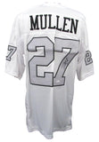 Trayvon Mullen Signed/Auto White Raiders Custom Football Jersey JSA 200944