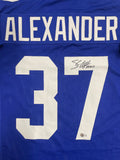 Seahawks SHAUN ALEXANDER Signed Custom Replica Seattle Jersey AUTO - BAS