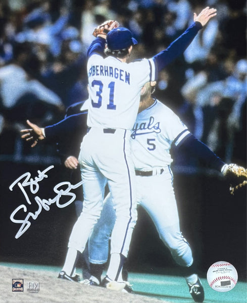 BRET SABERHAGEN - Kansas City Royals MLB - Signed 8x10 Photo #2 AUTO