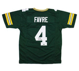 Brett Favre Signed Green Bay Custom Green Jersey with "SB XXXI Champs" Insc