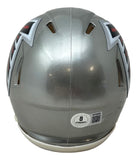 Kyle Pitts Signed Atlanta Falcons Flash Mini Speed Helmet BAS