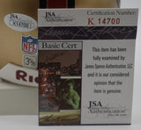 Jerry Rice HOF 49ers Signed/Autographed Mini Football Helmet JSA 211969