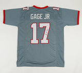 Russell Gage Signed Buccaneers Throwback Jersey (JSA COA) / Tampa Bay W.R.