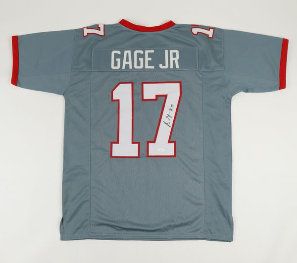 Russell Gage Signed Buccaneers Throwback Jersey (JSA COA) / Tampa Bay W.R.