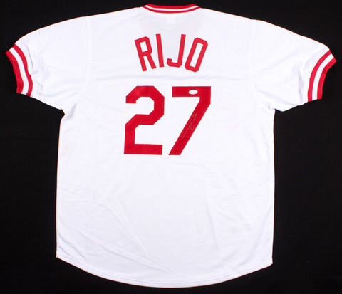 Jose Rijo Signed Reds Jersey (JSA COA) World Series MVP (1990) All Star (1994)