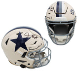 Dez Bryant Signed Dallas Cowboys SpeedFlex Authentic Retro NFL Helmet-Throw X