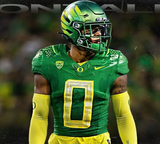 Christian Gonzalez Signed Oregon Ducks Jersey (Beckett) 2023 1st Rnd Pck