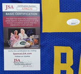 Rick Barry Signed San Francisco Warriors Photo Jersey (JSA COA) 1975 NBA Champ