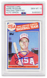Mark McGwire Signed 1985 Topps Baseball Rookie Card #401 - (PSA/DNA - Auto 10)
