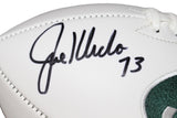 Joe Klecko Autographed/Signed New York Jets Logo Football BAS 42817